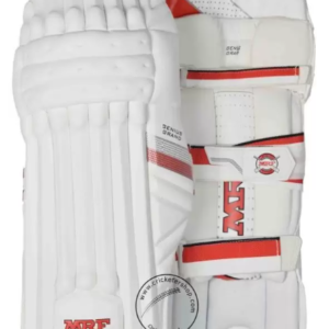 M.R.F Cricket Batting Pads for mens (39 – 43 cm) Batting Pad  (White, Compact For right Handed Batsman)