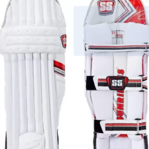 Cricket Batting Pads Leg Guards White Men’s (39 – 43 cm) Men’s (39 – 43 cm) Batting Pad  (White, Black, Compact For right Handed Batsman)